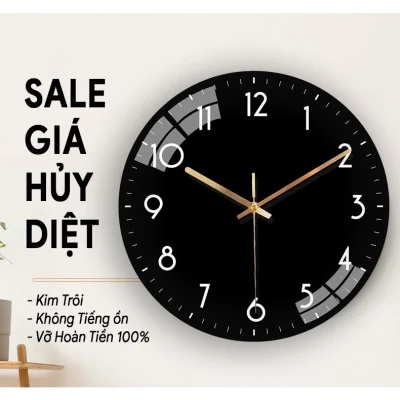 Đồng hồ kim trôi tráng gương