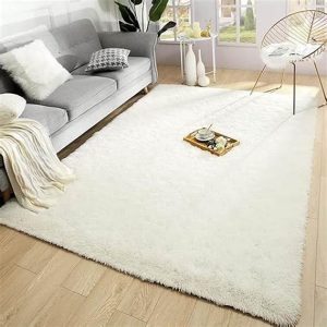 Thảm lông trải sàn phòng ngủ